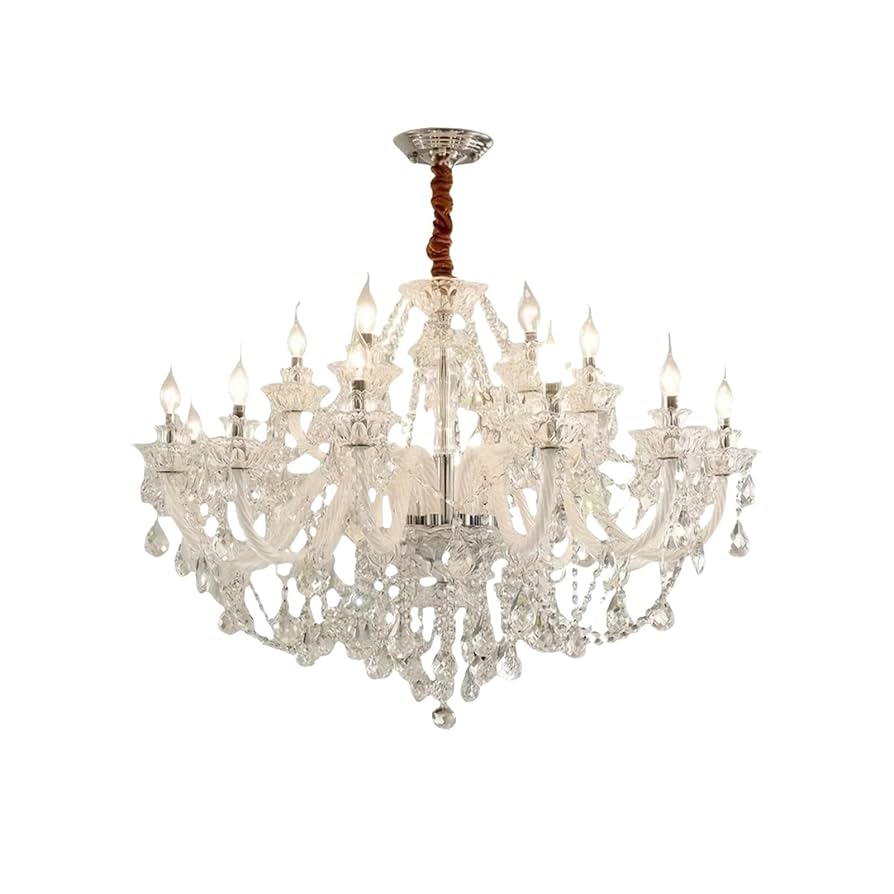 Luxury K9 Crystal Chandelier 18 Light Contemporary Clear